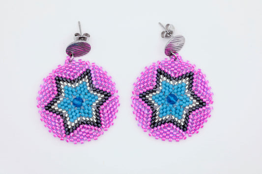 Boucles d'oreilles étoiles