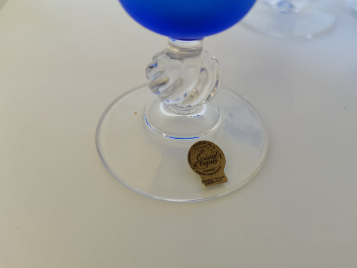 Verres à liqueur en Cristal d'Arques