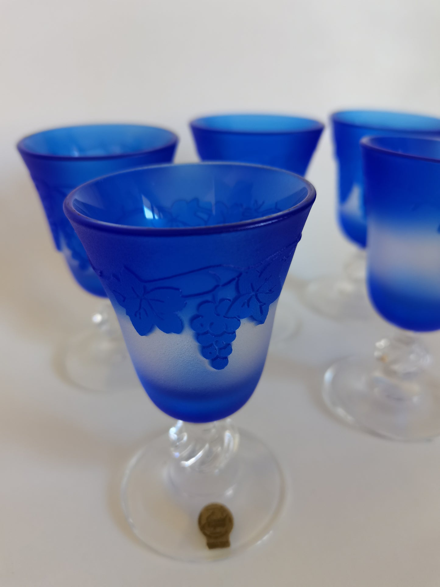 Verres à liqueur en Cristal d'Arques