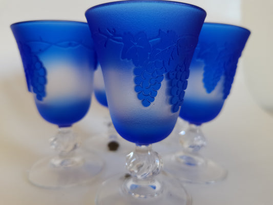 Verres à liqueur en Cristal d'Arques